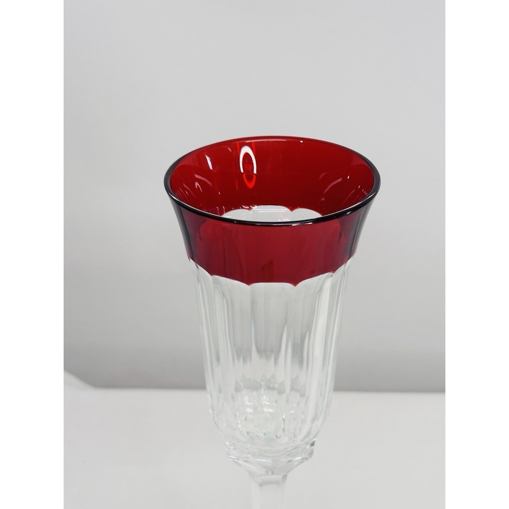 Waterford Crystal Simply Red champagne, flute Cased Ruby Crimson - Picture 5 of 11